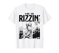 OG Dio Giocatore di Basket Dunking Slam Gesù Lui è Rizzin Maglietta