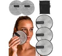 Ogato Dischetti Struccanti Lavabili per Viso e Occhi - Set Dischetti Struccanti per Occhi e Viso da 7 Pezzi - Extra Large - 12 cm - Con Fascia e Borsa Lavaggio in Omaggio