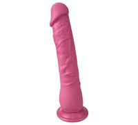 Dildo Ultra-Realistico Optimus con Ventosa - 22 cm (Rosa)