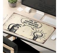 OGBD Divertente Accessori Da Scrivania Per Il Lavoro Estintore E Lampadina Parlare. Tappetino Per Mouse Pad Per Scrivania Mouse Pad Grande