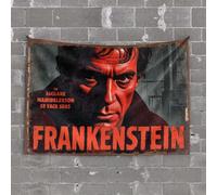 OGBD Frankenstein - Decorazione da cucina in legno, stile moderno, ideale come regalo per l'ufficio (75 x 100 cm)