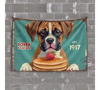 OGBD Man Cabe Decor Boxer Pancake - Arazzo fondato nel 1917, decorazione per porta della stanza (75 x 100 cm)