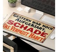 OGBD Tappetino per mouse divertente ieri era ancora luminoso, vergogna te lo sei perso! Tappetino per mouse Accessori da scrivania con gatto