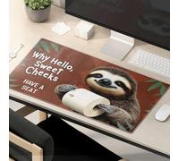 OGBD Tappetino per mouse divertente lavoro Welcome to Sweet Cheeks! Have a Seat Tappetino per mouse Tappetino per mouse divertente forniture per ufficio