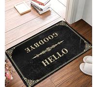 OGBD Tappeto estivo Hello Goodbye Tappeto Welcome-Ish per esterni Zerbino per esterni Decorazione per grotta (40 x 60 cm)