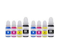 OGBtkLOrs Bottiglia d'inchiostro a base acqua GI 190 GI-190 compatibile con stampante IL G3110 G3111 G4100 G4110 4111(2 set)