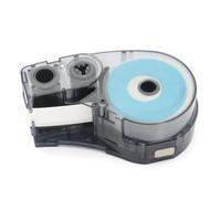 OGBtkLOrs Nastro per etichette autolaminante M21-1000-427 25,4 mm 1 pollice 4,27 m Nero su bianco compatibile con la stampante BMP21 PLUS(1pcs M21-1000-427)