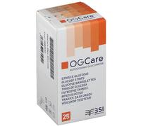 Ogcare Glicemia 25 Strisce per Monitoraggio Glicemico