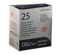 Nabu Strisce misurazione glicemia Ogcare Reattive per glucometro 25 pezzi