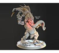 Oger Con Pesce Mimica Miniatura Set Fischer Troll Figura per Ttrpg Come D 5e