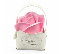 oggettando SET 12 Segnaposto CUORE PERSONALIZZABILE Rosa di sapone profumata Matrimonio, Nascita, Battesimo, Comunione, Laurea, Cresima, 18, 25 e 50 anni, Anniversari e Compleanni (Rosa)
