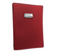 oggettando Set 16 pz Menu Personalizzabile A4 Ristorante Pub Self Service Bar Birreria Moderno (Bordeaux)