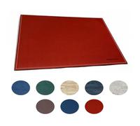 OGGETTANDO, SOTTOMANO PERSONALIZZABILE per scrivania è realizzato a mano in ECOPELLE, prodotto ecosostenibile e durevole nel tempo. Regali utili, ufficio originali ed economici. (Bordeaux)