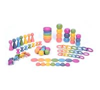 TickiT 73979 Rainbow Wooden Super Set - Set of 84
