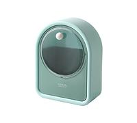 Oggetti di Cotone Montati un Parete per il Bagno Organizzatore per il Bagno Tampone per Tamponi di Cotone nel Plastica Contenitore Cosmetico,Verde