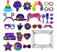 Oggetti Di Scena per Cabine Fotografiche 25 Pezzi Palloncini Con Cornice per