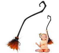 Oggetti di scena per scopa da strega - Decorazione per costume da scopa da strega cosplay | Scopa della strega di Halloween | per costumi cosplay eleganti e belli per feste a tema, eventi in