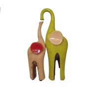 Oggettistica Decorazione Casa Coppia Elefanti home