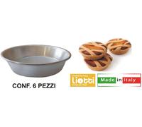 Oggettistica Liotti Stampo per Dolci Pastierina in Alluminio Set 6 Pz 12x3 H cm