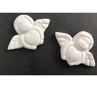 oggettistica profumata in gesso (LD1167) angioletto buffo pz 24 CM.4x3