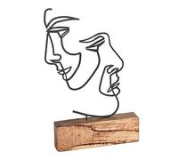 Oggetto decorativo con stile di volti