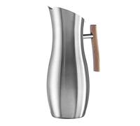 OGGI Brocca sottile in acciaio inox, brocca d'acqua in acciaio inox, con protezione per il ghiaccio, caraffa d'acqua, grande brocca in metallo per intrattenere, ideale per brocca da 2 litri