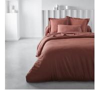 Oggi Copertura Duyt essenziale - 240 x 260 cm - 2 persone - 100% une cotone - terracotta