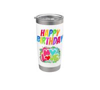 Oggi è il compleanno del mio amore Bicchiere termico in acciaio inox doppia parete