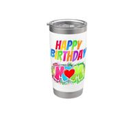 Oggi è il compleanno di mia mamma Bicchiere termico in acciaio inox doppia parete