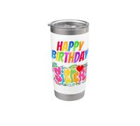 Oggi è il compleanno di mia sorella Bicchiere termico in acciaio inox doppia parete