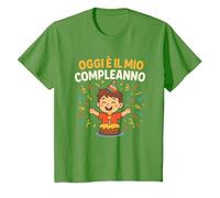 Oggi è Il Mio Compleanno Bambino Bimbo 3 4 5 6 7 Anni Maglietta, Bambini, Erba, 4 Anni
