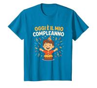 Oggi è Il Mio Compleanno Bambino Bimbo 3 4 5 6 7 Anni Maglietta, Bambini, Zaffiro, 8 Anni
