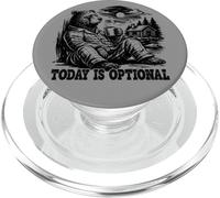 Oggi è opzionale Bear Cozy Lazy Days Introversi PopSockets PopGrip per MagSafe