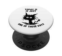 Oggi è solo uno di quei giorni umorismo divertente gatto stressato PopSockets PopGrip Adesivo