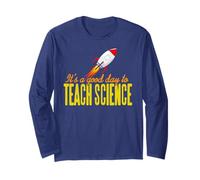 Oggi è Un Buon Giorno per Insegnare Scienze Razzo Maglia a Manica