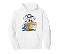 Oggi è Un Capy Day Divertente Capybara Pun Seagull Kinder Scuola Felpa con Cappuccio