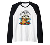 Oggi è Un Capy Day Divertente Capybara Pun Seagull Pre K Scuola Maglia con Maniche Raglan