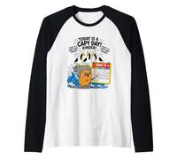 Oggi è Un Capy Day Divertente Capybara Pun Seagull Scream Kinder Maglia con Maniche Raglan