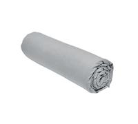 TODAY Essential - Lenzuolo con angoli, 90 x 190 cm, 1 persona, 100% cotone, tinta unita, acciaio