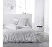 Oggi essenziale oggi Charg - 140 x 190 cm - 2 persone - 100% una cotone - craie