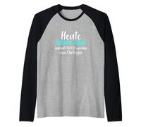 Oggi Happy Aua Una Volta Si vedono Due Finti per Le Orecchie Maglia con Maniche Raglan