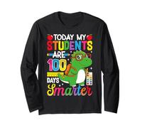 Oggi i Miei Studenti Sono 10 Giorni più Intelligenti Maglia a Manica