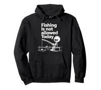 Oggi la Pesca Non è consentita Felpa con Cappuccio