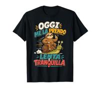 Oggi Me La Prendo Lenta E Tranquilla Bradipo Divertente Maglietta