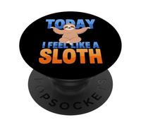 Oggi mi sento come un bradipo divertente PopSockets PopGrip Adesivo