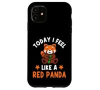 Oggi mi sento come un panda rosso Custodia per iPhone 11