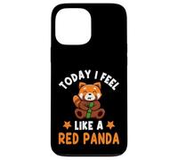 Oggi mi sento come un panda rosso Custodia per iPhone 13 Pro Max