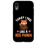 Oggi mi sento come un panda rosso Custodia per iPhone XR