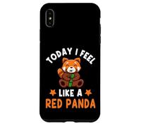 Oggi mi sento come un panda rosso Custodia per iPhone XS Max