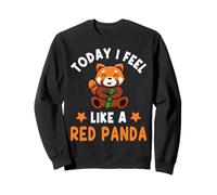 Oggi mi sento come un panda rosso Felpa
